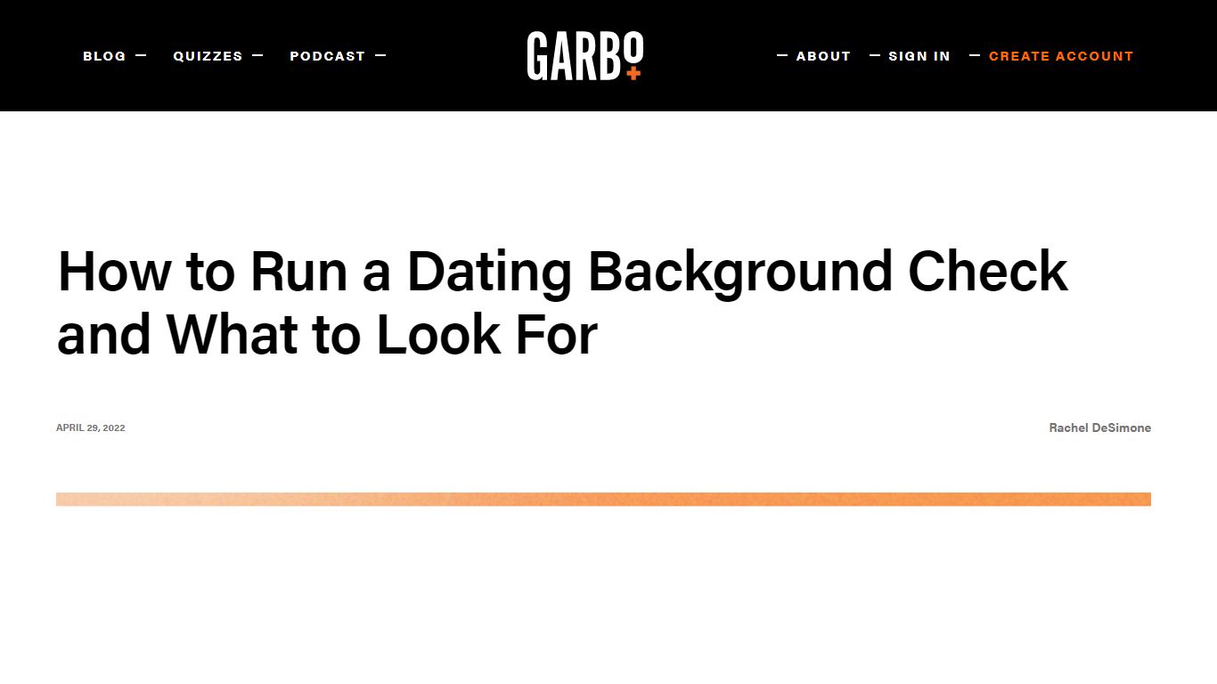 How to Run a Dating Background Check and What to Look For - Garbo